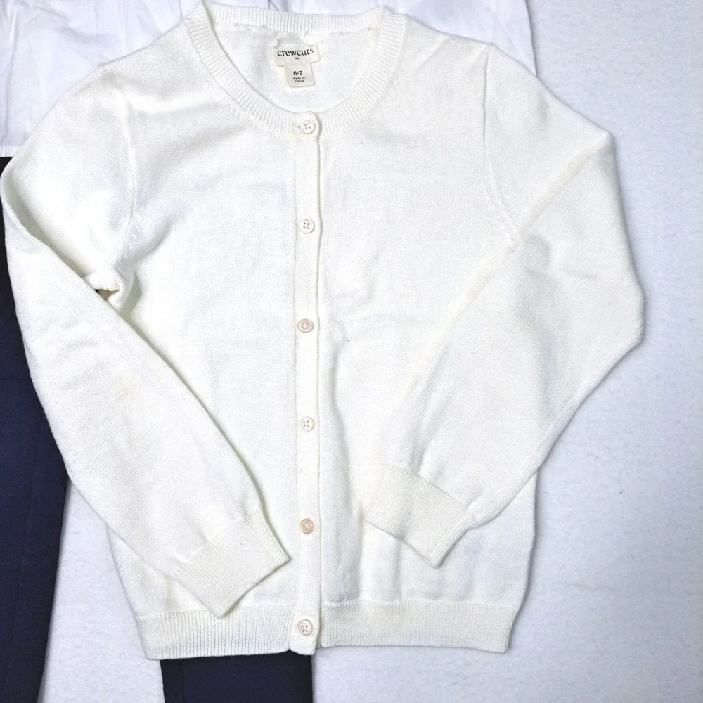 Girls Clothing 6 piece Bundle 6-7 Crewcuts J.Crew Cat&Jack Esme Pajamas Romper‎